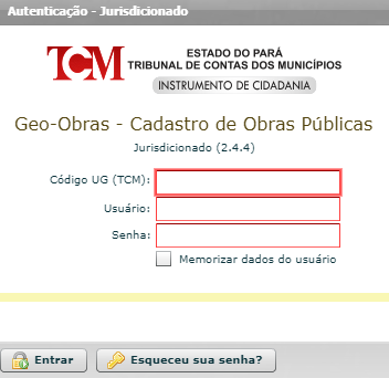 Geo-Obras Login