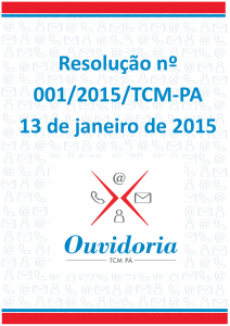 RESOLUÇÃO 001-2015