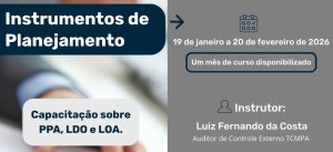 Escola de Contas do TCMPA inicia 2026 com curso gratuito para gestores municipais sobre instrumentos de planejamento